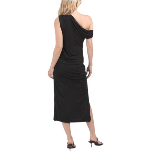 DKNY One Shoulder Midi Dress - Picture 3 of 4
